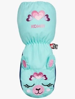 Børn Kombi Tilbehør|Vintertøj-Animal Family Vanter, Lisa Llama