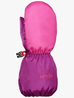 Børn Kombi Tilbehør|Vintertøj-Bear Paw Vanter, Fuschia Fedora