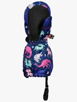Tilbehør|Vintertøj|Kombi Crazy Cariboo Vanter, Blue Unisaurus