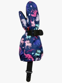 Tilbehør|Vintertøj|Kombi Crazy Cariboo Vanter, Blue Unisaurus