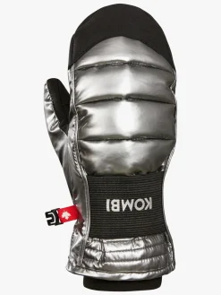 Børn Kombi Tilbehør|Vintertøj-Hoft Jr Handsker, Silver Shadow