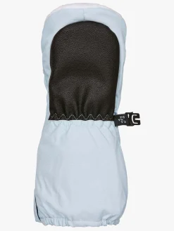 Børn Kombi Tilbehør|Vintertøj-Sherpa Animal Vanter, Soft Blue Fox