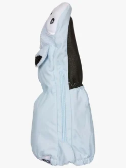 Børn Kombi Tilbehør|Vintertøj-Sherpa Animal Vanter, Soft Blue Fox