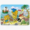 Spil & Puslespil|Bamse Kärnan Rammepuslespil Pirat 16 Brikker