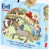 Spil & Puslespil|EmilILonneberga Kärnan Emil fra Lønneberg Puslespil I Træ 20 Brikker