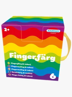 Kreativt Legetøj|Krnan Kärnan Fingermaling 6 Tuber