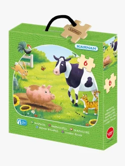 Krnan Spil & Puslespil-Kärnan Puslespil På Bondegården 6 Brikker