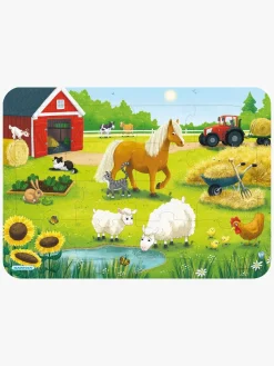 Spil & Puslespil|Krnan Kärnan Rammepuslespil På Bondegården 16 Brikker