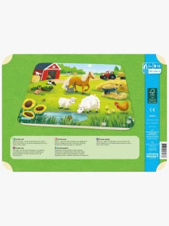 Spil & Puslespil|Krnan Kärnan Rammepuslespil På Bondegården 16 Brikker