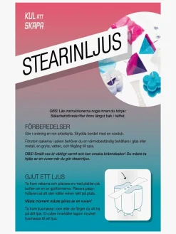 Krnan Kreativt Legetøj-Kärnan Sjovt At Skabe Stearinlys Kreasæt