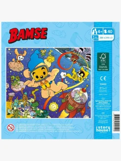 Spil & Puslespil|Bamse Kärnan Træpuslespil Rumtema 40 Brikker