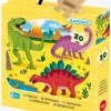 Spil & Puslespil|Krnan Kärnan Træpuslespil Dinosaurer 20 Brikker