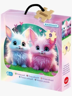 Spil & Puslespil|Krnan Kärnan Træpuslespil Fantasidyr 9 Brikker