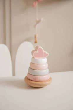 LabelLabel2 Babylegetøj-Label Label Stablelegetøj Ringe, Pink