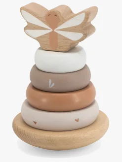 LabelLabel2 Babylegetøj-Label Label Stablelegetøj Ringe, Nougat