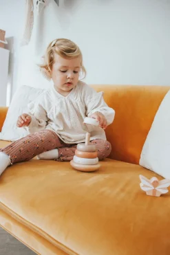 LabelLabel2 Babylegetøj-Label Label Stablelegetøj Ringe, Nougat