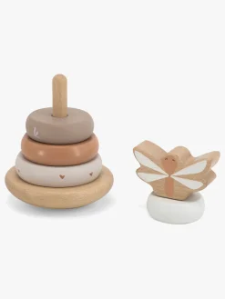 LabelLabel2 Babylegetøj-Label Label Stablelegetøj Ringe, Nougat