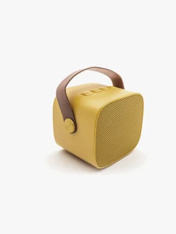 Elektronik & Media|Lalarma Bluetooth-højttaler med Trådløs Mikrofon, Gul