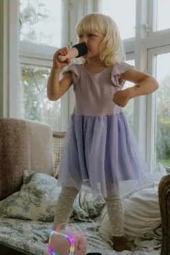 Elektronik & Media|Lalarma Karaokesæt med LED-lys & 2 Mikrofoner, Pink Lyserød