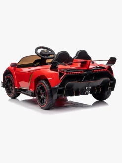 Elbiler & -Køretøjer|Lamborghini Veneno Elbil, Rød Rød