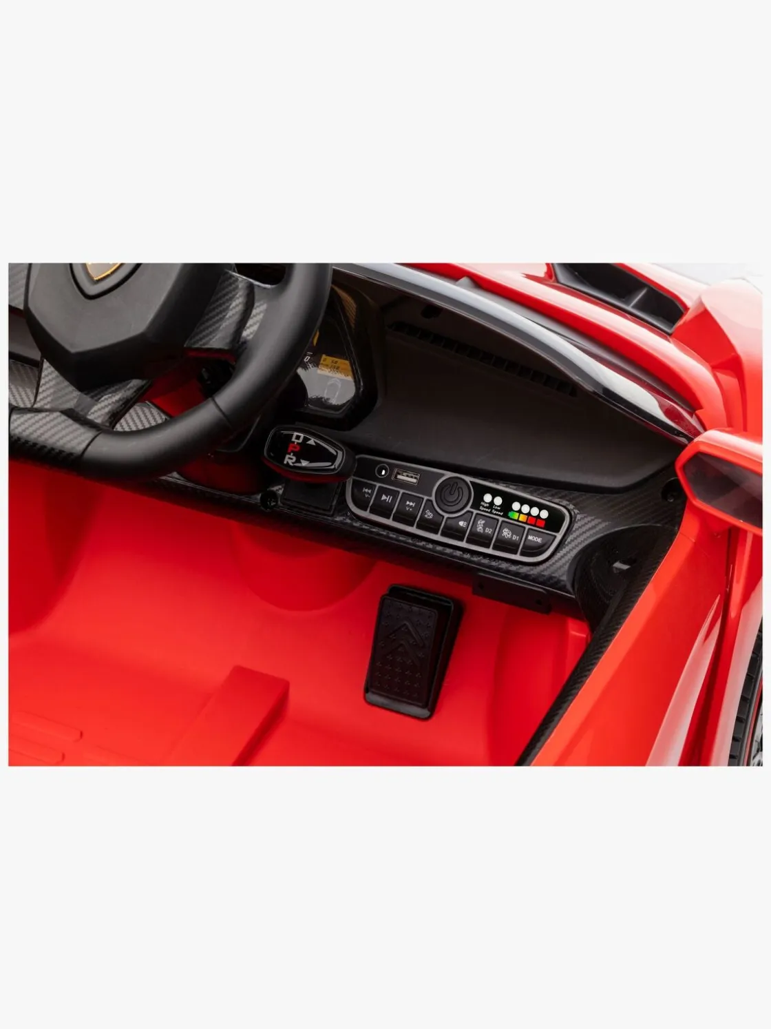 Elbiler & -Køretøjer|Lamborghini Veneno Elbil, Rød Rød