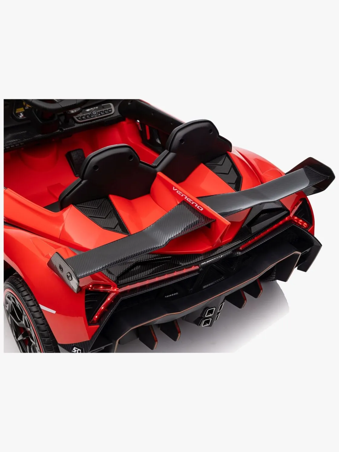 Elbiler & -Køretøjer|Lamborghini Veneno Elbil, Rød Rød