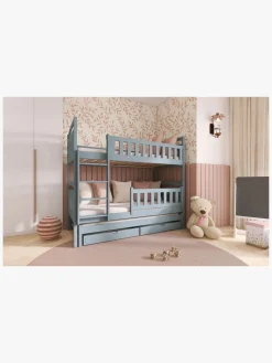 Børnesenge & Tilbehør|LanoMeble Lano Meble BLANKA Tribbelkøjeseng 90x200, Grå