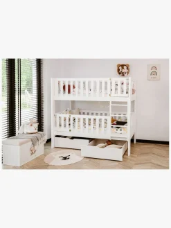 Børnesenge & Tilbehør|LanoMeble Lano Meble KSAWERY Køjeseng 80x180, Hvid