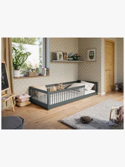 Børn LanoMeble Børnesenge & Tilbehør-Lano Meble PEDRO Montessori Floor Seng 80x180, Graphite