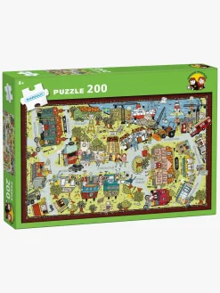 Spil & Puslespil|LasseMajasDetektivbyra LasseMajas Detektivbyrå Puslespil Valleby 200 Brikker