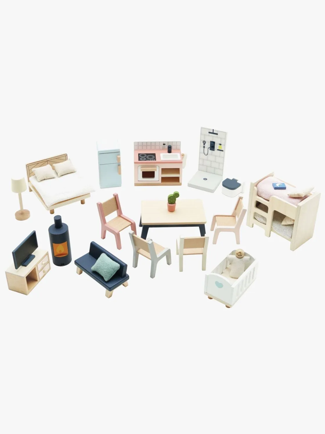 Dukker & Bamser|LeToyVan Le Toy Van Dukkehusmøbler Startsæt 35 Dele