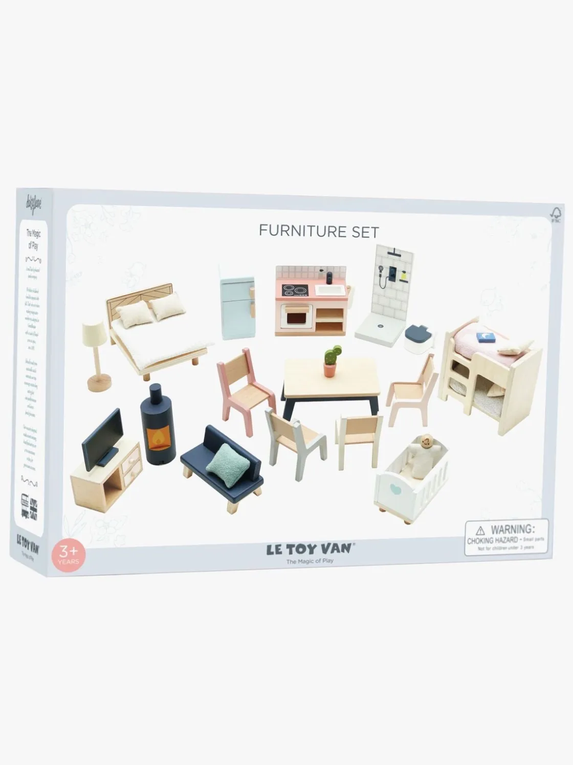 Dukker & Bamser|LeToyVan Le Toy Van Dukkehusmøbler Startsæt 35 Dele