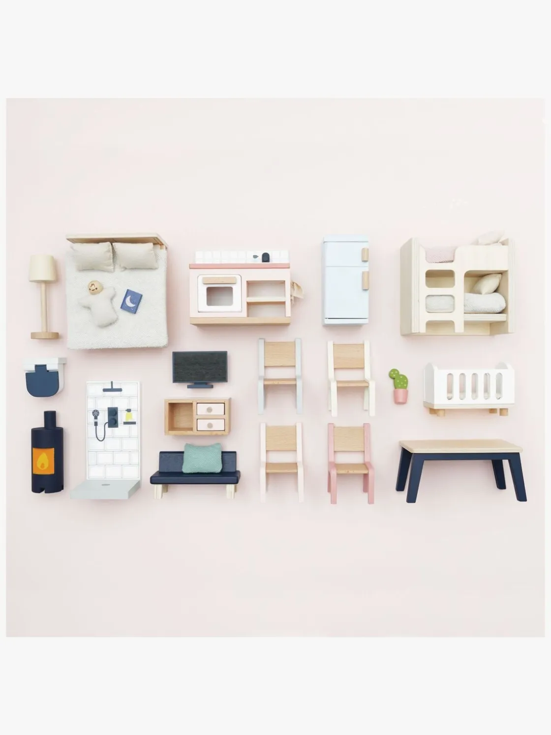 Dukker & Bamser|LeToyVan Le Toy Van Dukkehusmøbler Startsæt 35 Dele