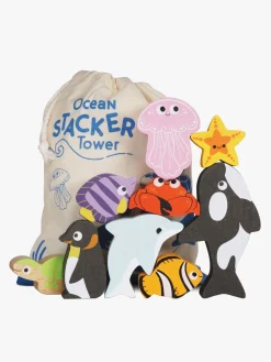 LeToyVan Babylegetøj-Le Toy Van Stableklodser Havdyr & Pose