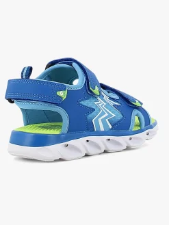 Sandaler & Klipklapper|Leaf Filipstad  Blinkende Sandaler, Blue/Lime