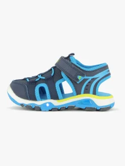 Sandaler & Klipklapper|Leaf Halmby Blinkende Sandaler, Navy/Blue Blå/Hvid