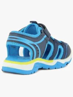 Sandaler & Klipklapper|Leaf Halmby Blinkende Sandaler, Navy/Blue Blå/Hvid