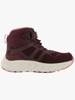Sneakers|Leaf Karlstad WP  Fleece-forede Sneakers, Burgundy