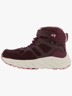 Sneakers|Leaf Karlstad WP  Fleece-forede Sneakers, Burgundy