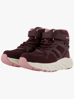 Sneakers|Leaf Karlstad WP  Fleece-forede Sneakers, Burgundy