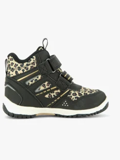Børn Leaf Sneakers-Kasuri WP Mid Sneakers, Leopard
