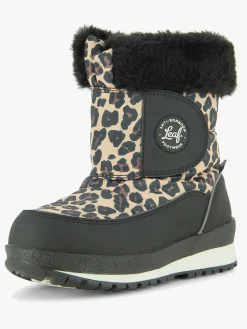 Støvler & Vinterstøvler|Leaf Nautisk Vinterstøvler, Leopard Beige/Brun/Sort