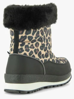 Støvler & Vinterstøvler|Leaf Nautisk Vinterstøvler, Leopard Beige/Brun/Sort