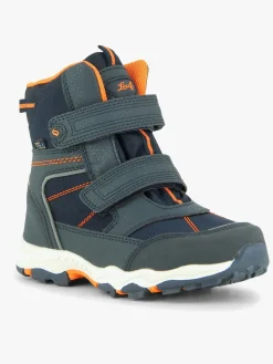 Støvler & Vinterstøvler|Leaf Siljan Vinterstøvler, Navy/Orange Blå/Orange