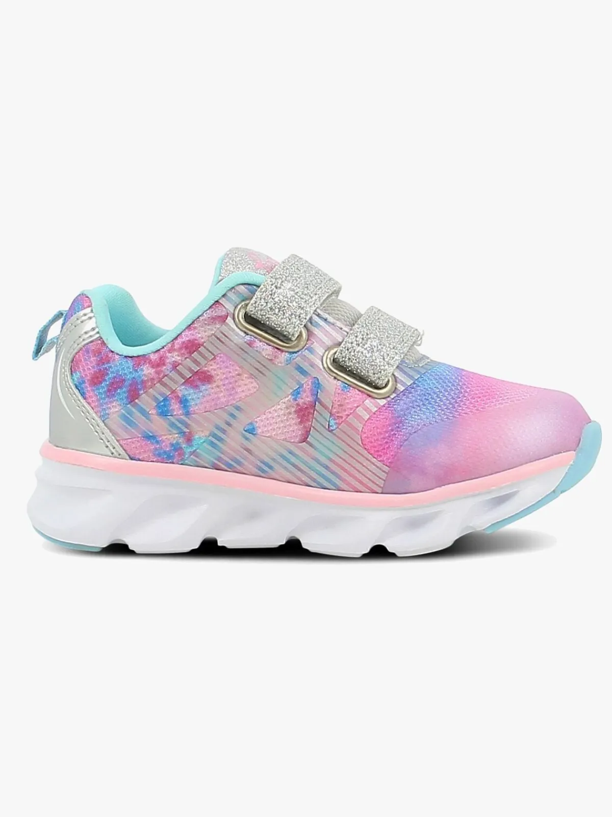 Sneakers|Leaf Skalka Blinkesko, Sølv/Pink Lyserød/Grå