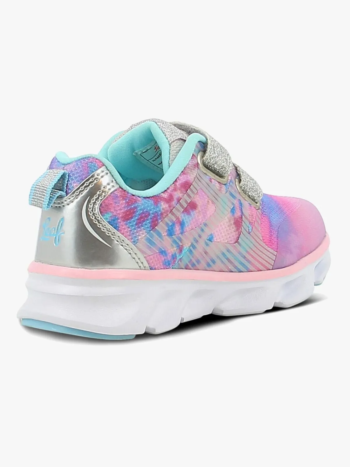 Sneakers|Leaf Skalka Blinkesko, Sølv/Pink Lyserød/Grå