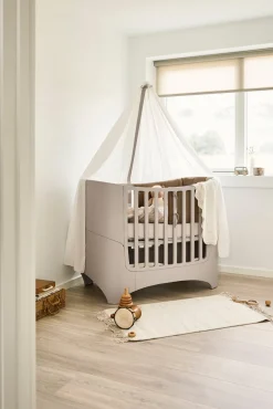 Børnesenge & Tilbehør|Leander Classic Tremmeseng, Cappuccino