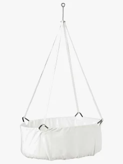 Børnesenge & Tilbehør|Leander Classic™ Vugge m. Madras, Hvid