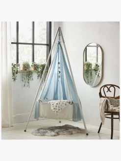 Børnesenge & Tilbehør|Leander Classic™ Vugge m. Madras, Hvid