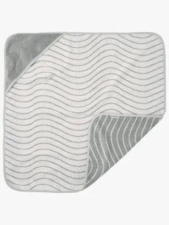 Badeværelset|Leander Håndklæde med Hætte, Woodland Cool Grey Grå